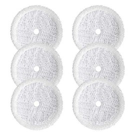 MATFORCA 6 Pack Steam 3115 Mop Refill Scrubby Pads Compatible with Bissell SpinWave Hard Floor Expert Wet and Dry Robot Vacuum.
