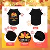 BWOGUE 2 Pack Thanksgiving Dog Shirts for Large Dogs, Turkey
