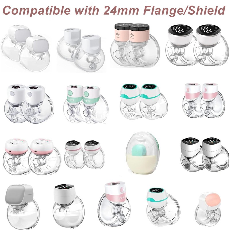 Flange Inserts for Breast Pump 6PCS, 13/15/17mm Flange Inserts Compatible