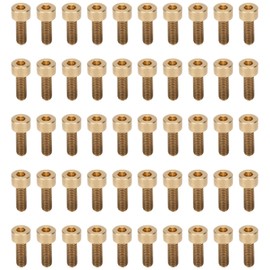 50Pcs Cap Hex Socket Screw Copper Fastener Hardware Tools Industrial Supplies M4M4x11