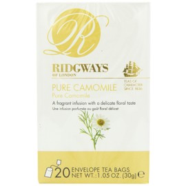 Ridgways of London Pure Organic Camomile 20 Tea Bags (Pack of 6, Total 120 Teabags)