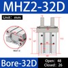 HNJPC Pneumatic Finger Cylinder Small Parallel Gripper Pneumatic Attachment MHZ2-32D