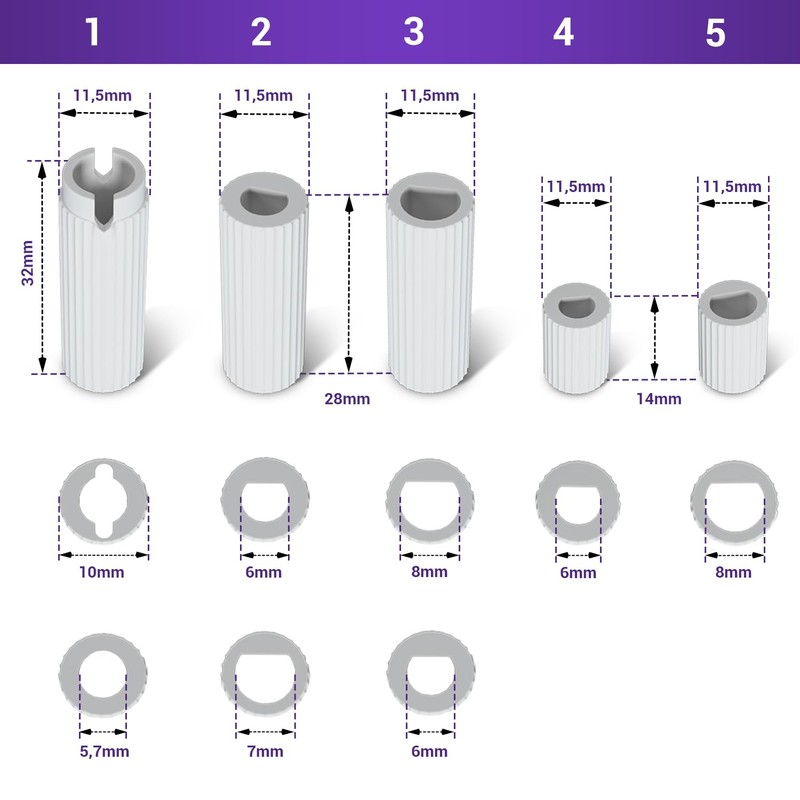 Viоks.pro Rotary Knob Cooker 43 mm Diameter Stove Knob Knob