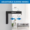 Mount-It! Projector Screen Wall Mount L-Brackets - Wall Hanging Bracket