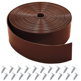 Lumpro Vinyl Straps for Patio Chair Repair Kit 2'' Wide 20 Ft Long Replacement Straps + 20 Free Rivets for Outdoor Lawn Furniture Chaise Lounge Repair (Brown)