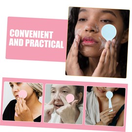 Minkissy Handheld Cleansing Skin Brush Facial Cleansing Brush Tool for Blackhead Removal