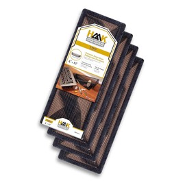 HAAK Floor Vent Filters 4x12 4-Pack – Floor Vent Screen & Mesh Vent Cover for Home, Air Vent Screen Stops Coins Toys & Debris, Vent Mesh Allows Airflow, Mouse Proof Vent Cover, Simple Fit & Remove
