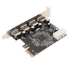 PCIe to USB2.0 Expansion Card 4 Ports 4 Pin Power