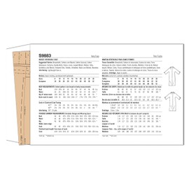 Simplicity Misses' Vintage 1960's Reversible Kimono Sleeve Coat Sewing Pattern Packet, Design Code S9883, Sizes 18-20-22-24-26