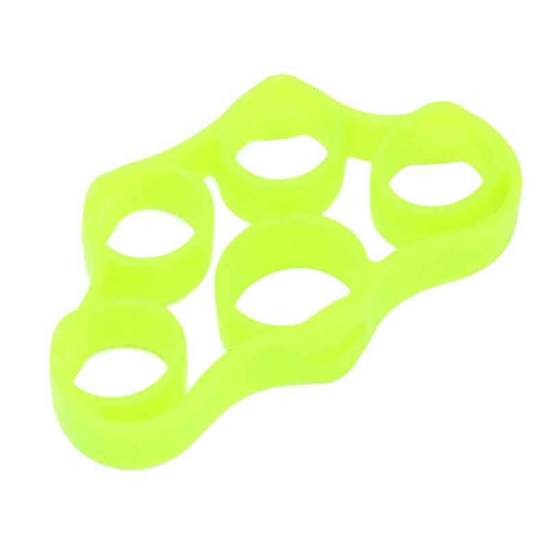 10Pcs Finger Exerciser 6.6LB Green Soft Flexible Silicone Portable Skin