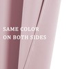 YGO Light Pink Solid Blackout Drapes Room Darkening Pink Themal