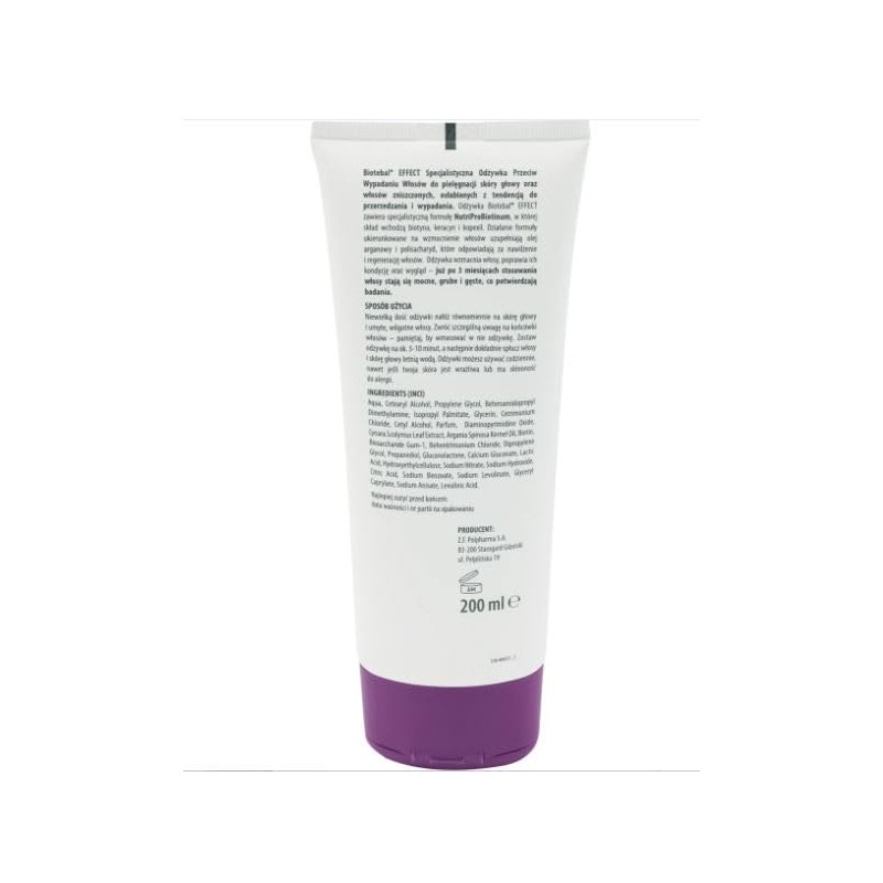 Biotebal Effect | Specialised Conditioner for Hair Loss for Weak
