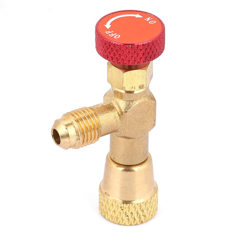 Air Conditioning Safety Valve 5/16in to 5/16in Thread R42/410 Refrigerant