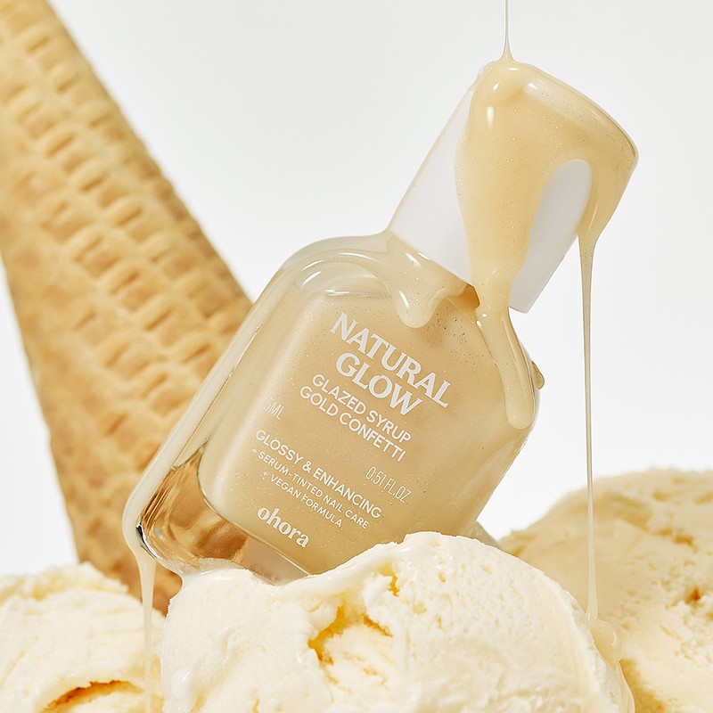 Ohora Gold Confetti Glaze Syrup Strengthener, 15ml, 1 piece