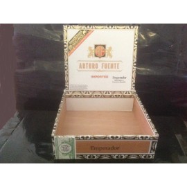 ARTURO FUENTE IMPORTED - EMPERADOR - WOOD CIGAR BOX - Great for Guitar Making