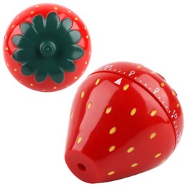 Milltrip Strawberry Shaped Timer, Mechanical Kitchen Cooking Timers