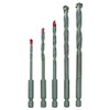 Quick Change Masonry Drill Bit Set 5 Pc New 90
