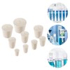 Rubber Plugs, Tapered, Pack of 18 Rubber Plugs, Conical, Solid