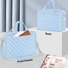 PUGPIU Bible Cover Case for Women, Large Quilted Bible Bag