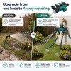 4-Way Garden Hose Connector for Outdoor Faucets – Zinc Alloy