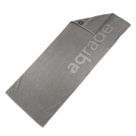 aqrade Sports Towel Fitness Towel with Fixation 120 x 50 cm 100% Cotton Anthracite XL