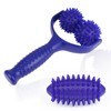 LOPHE Handheld Massage Roller, Hedgehog Ball Massage Roller with 2