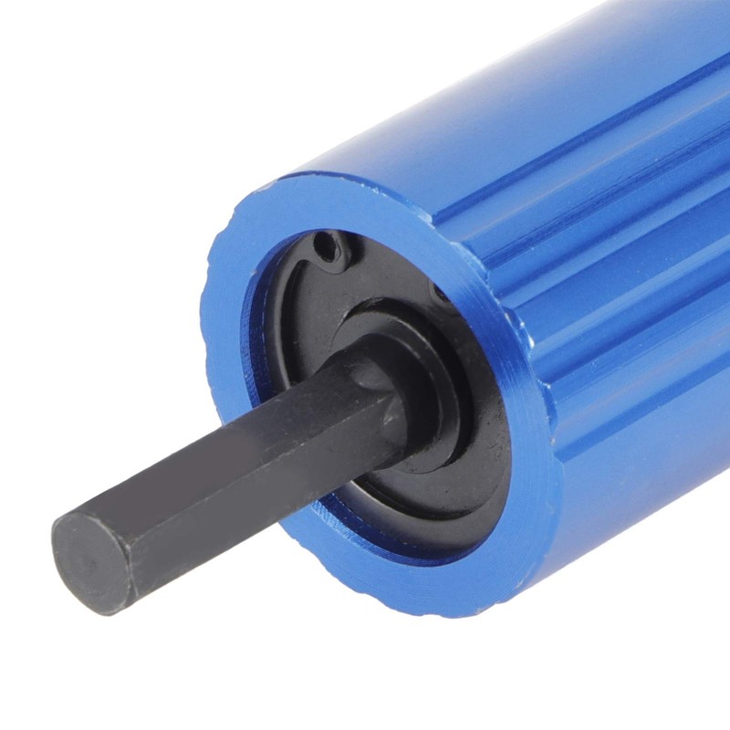 Zerodis Electric Rivet Gun Adapter, 17.3oz Aluminium Alloy Rivet Drill