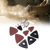 106Pcs Oscillating Tool Sanding Pads Kit for Metal 6Pcs Finger
