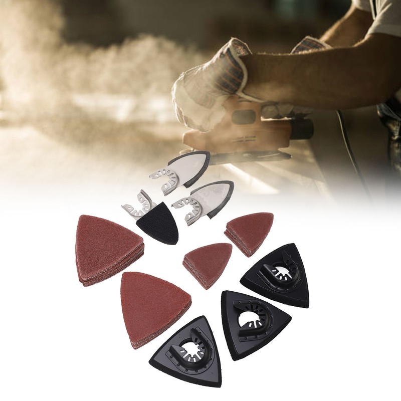 106Pcs Oscillating Tool Sanding Pads Kit for Metal 6Pcs Finger