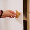 ED-Lumos 6 Pieces Cabinet Knobs Moon Star Cloud Wood Design