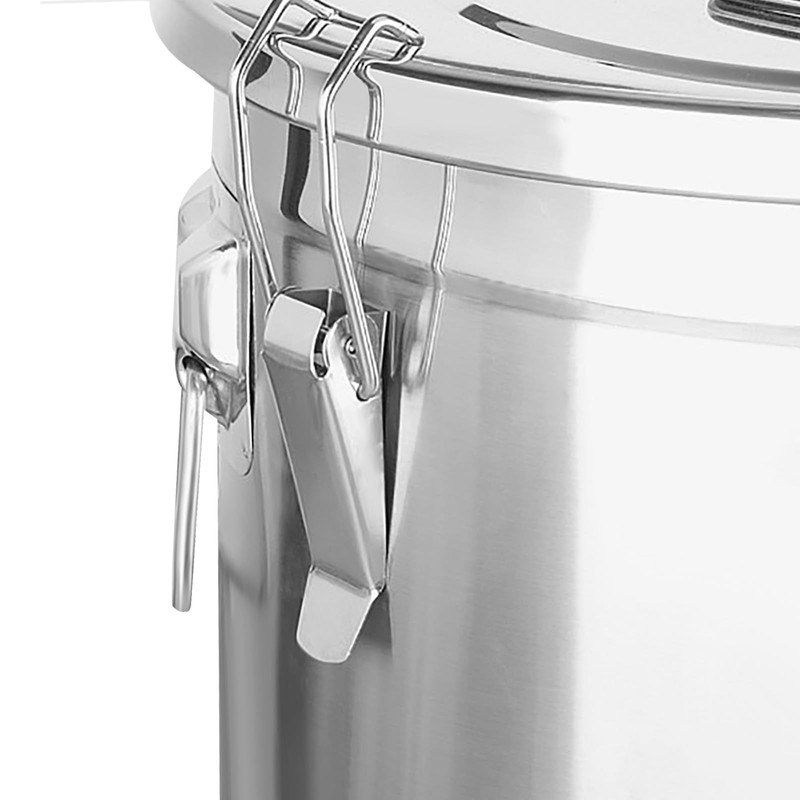 Pinelicorn Stainless Steel Containers With Lid, 1.6Gal Flour Containers Airtight