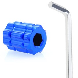 Wejjue Bicycle Crank Removing Tool Crank Adjusting Cap Tool Bike Crank Remover Installation Repair Tool with 1 Hex Key