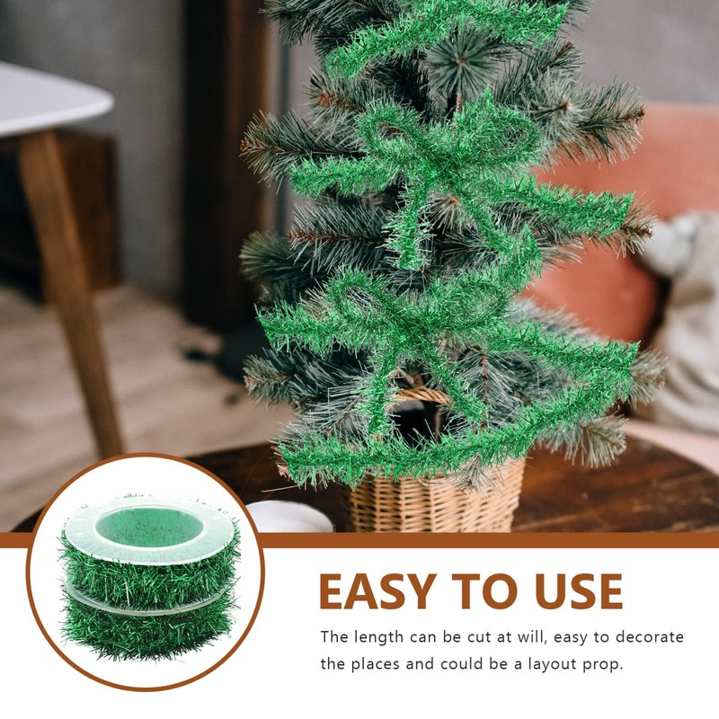 Alipis 5sets Unique Design Shiny Garland Christmas Decorations Christmas Ornaments