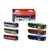 Majorette 212053159SDN - Man City Bus - Metal with Freewheel,