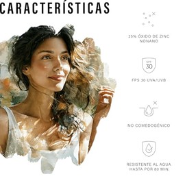 Ulmar Protector Solar Facial Mineral en Barra FPS30 UVA + UVB Tono Claro 20gr