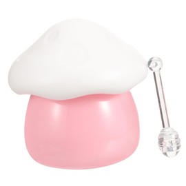 Healeved 4 Sets Cute Container Refillable Cream Jar Portable Sample Bottle Empty for Cosmetics