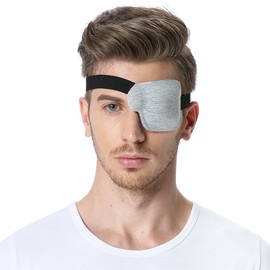 FCAROLYN 3D Eye Patch - Gray (Left Eye)