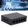 5 Port Ethernet Switch Professional High Speed 10 100Mbps Iron