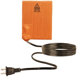 Silicone Heating Pad 120V,150W Universal Engine Heater Car Oil Pan Heater Pad, Electric Heater Pad Engine Block Oil Pan Tank Reservoir Container, W/ 2m power cable