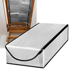 STARVAST Attic Stairs Insulation Cover, Extra Thick Attic Door Insulation Cover for Pull Down Stair, 54'' x 25'' x 11'' Energy Saving Attic Tent with Easy Zipper Access