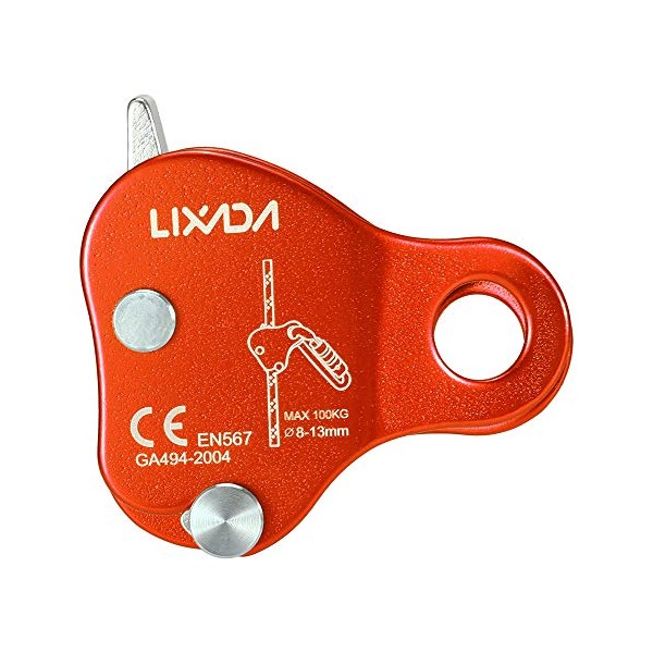Lixada Rock Climbing Ascender Ultralight Fall Arrest Protection Belay Device