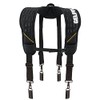 ToughBuilt GelFit Black Suspenders with Buckles, Loop & ClipTech Attachment