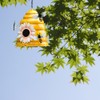 Beehive Bird Houses Outside Iron Hanging Birdhouses Garden Bird Nest