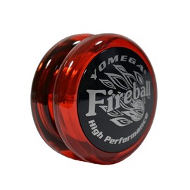 Yomega Fireball YoYo - Yoyo de alto rendimiento sensible con transeje, excelente para trucos de cuerda para jugadores avanzados para actuar como profesionales + 2 cuerdas yo yo adicionales y garantía