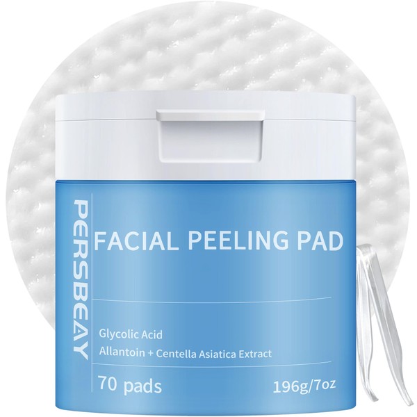 Persbeay Glycolic Acid Pads, Exfoliating Toner Pads for Facial Radiance,