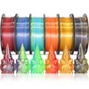 MIKA3D 6 Spools Bicolor Dual Color 1.75mm 3D Printer Filament