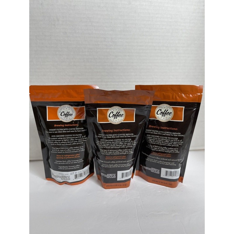Greenbrier International Inc 3 PACKS Roasted Ground Coffee Premium QLTY