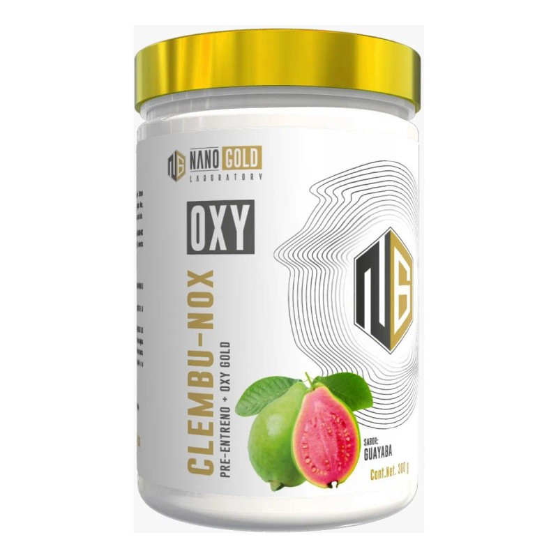 Pre Entreno Red Gold Oxy Clembu Nox 30 Servicios Sabor