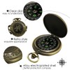 Retro Zinc Alloy Compass - Classic Portable Marching Compass with