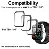 smaate 3D Screen protectors Compatible with uaue T60 1.91 inches